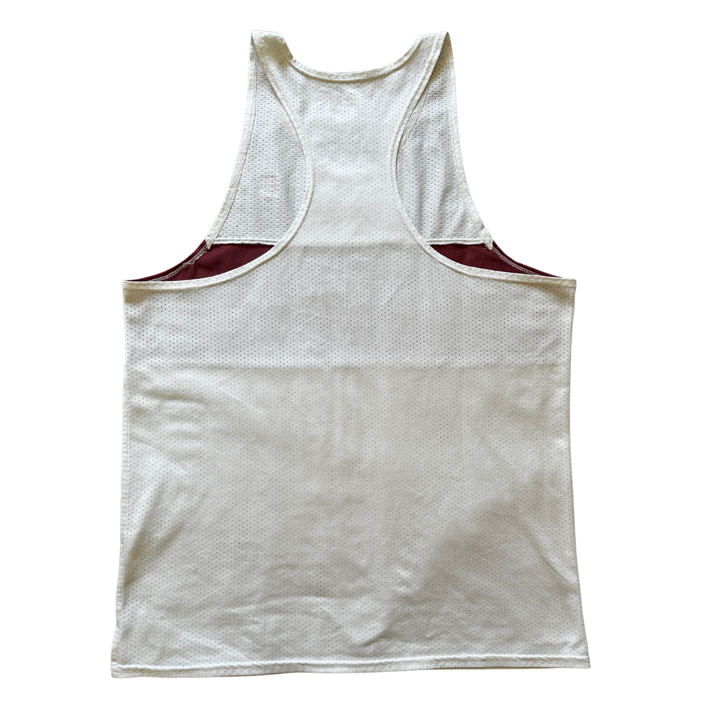 White Mesh Tank Top