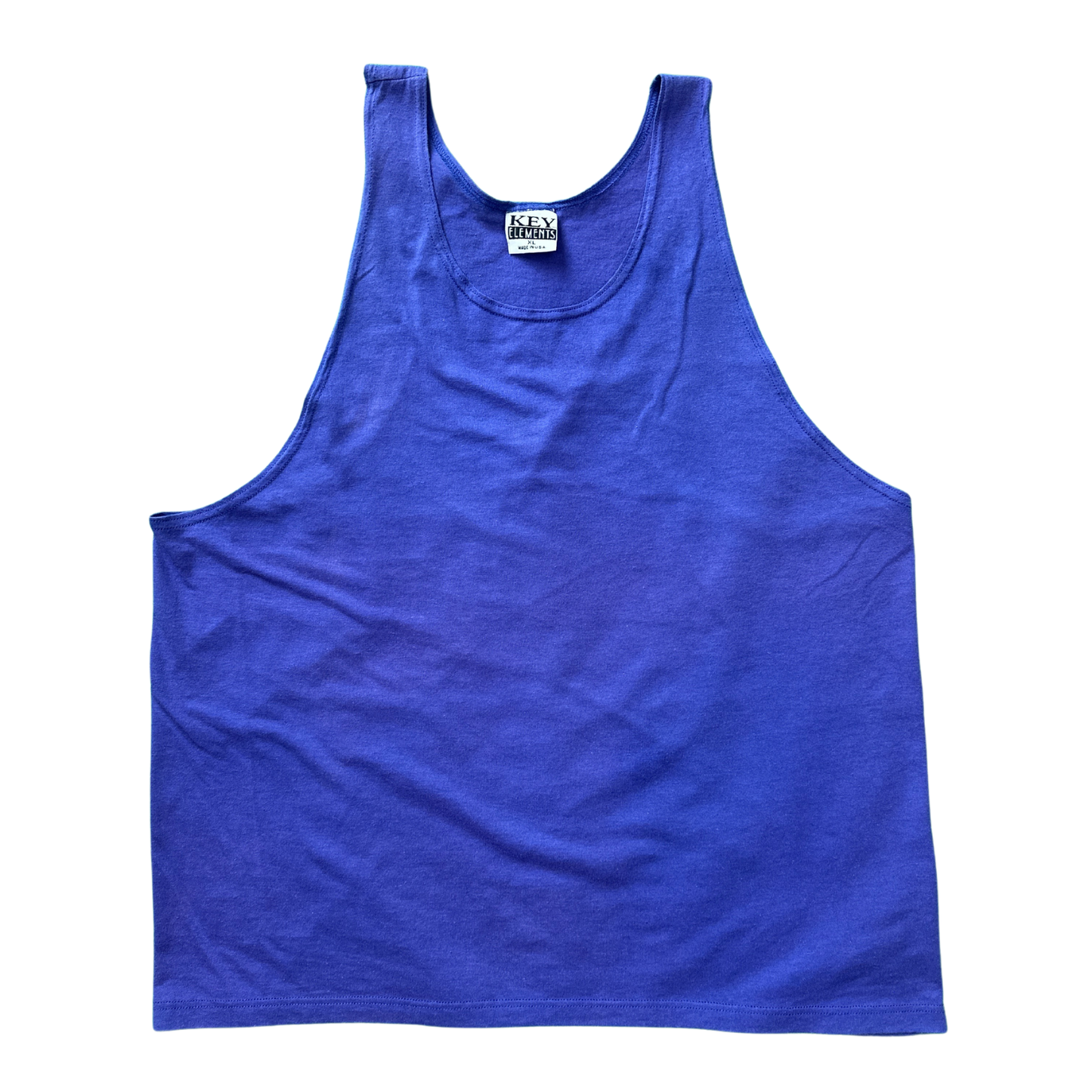 Vintage Bright Blue/Purple Tank Top