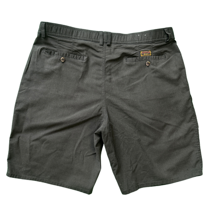 Vintage Bugle Boy Washed Black Pleated Shorts