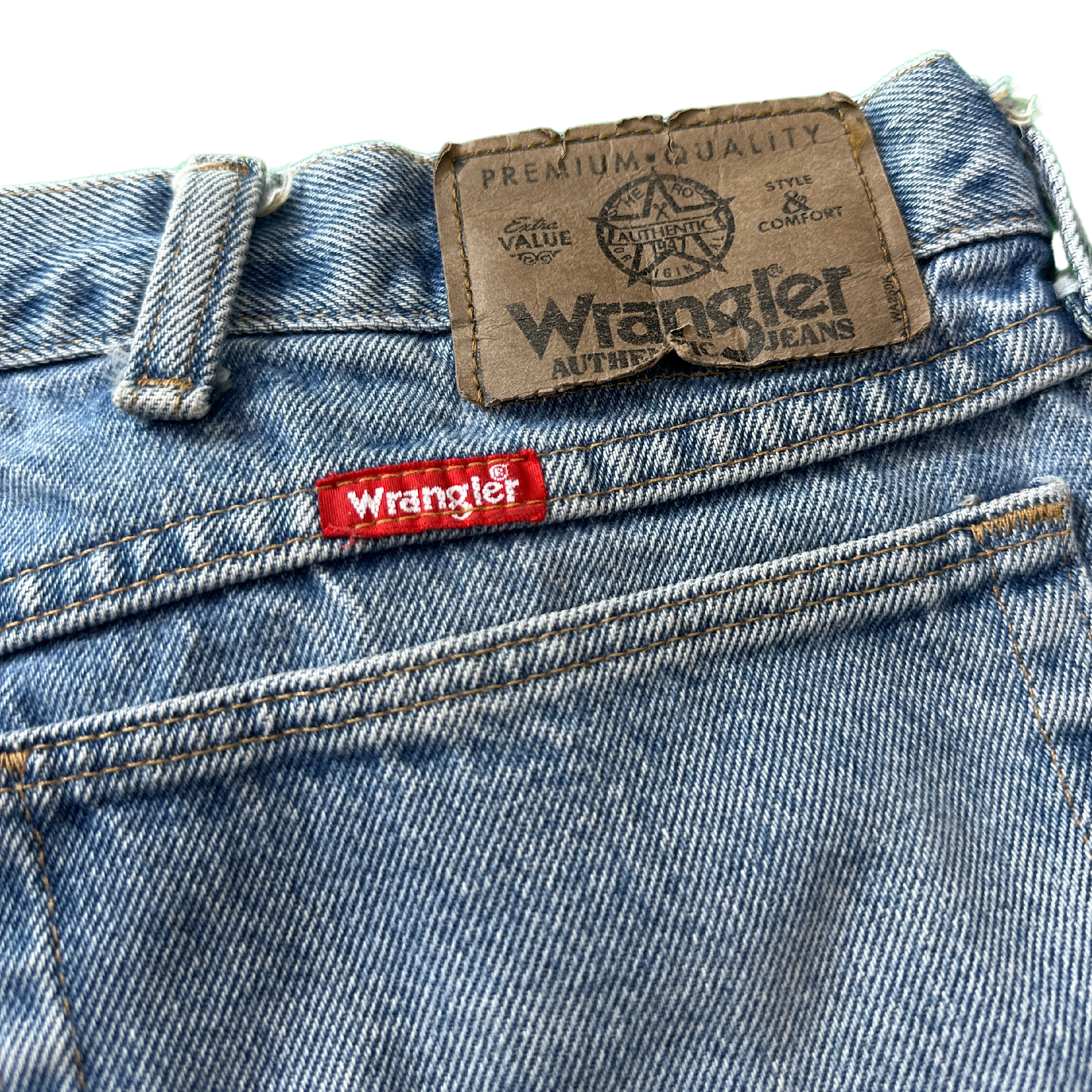 Vintage Light Washed Wrangler Jeans