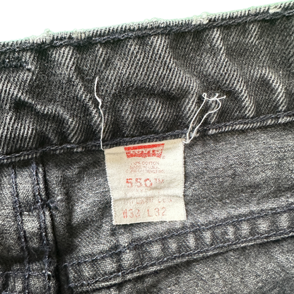 Vintage Black Washed Levi's 550 Jeans