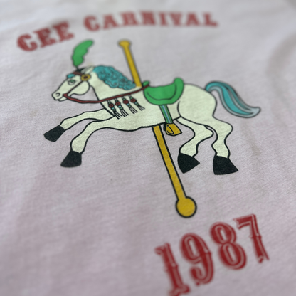 Vintage Light Violet 1987 Carnival T-Shirt