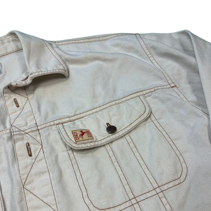 Vintage Cream Crazy Horse Jacket